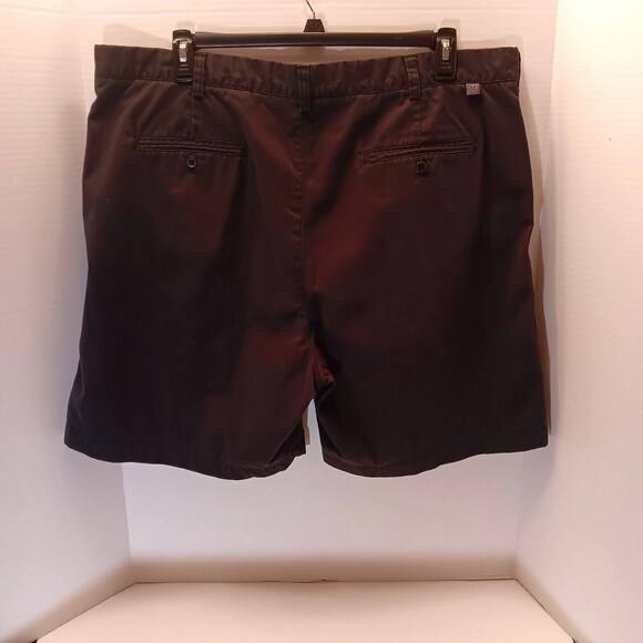 NIKE GOLF Shorts Mens 42 Navy Blue Chino Pleated Front Tennis Outdoor Sport - Picture 4 of 8